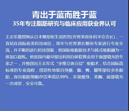 3月10、27、28日，世界吸脂勝者王志軍來(lái)了！